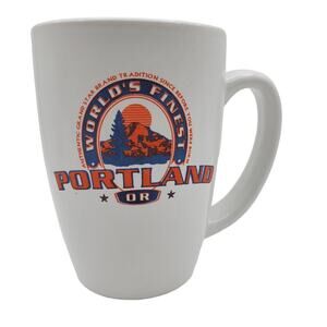 Portland Oregon Coffee Mug Large Ceramic Cup World's Finest Vintage Souvenir